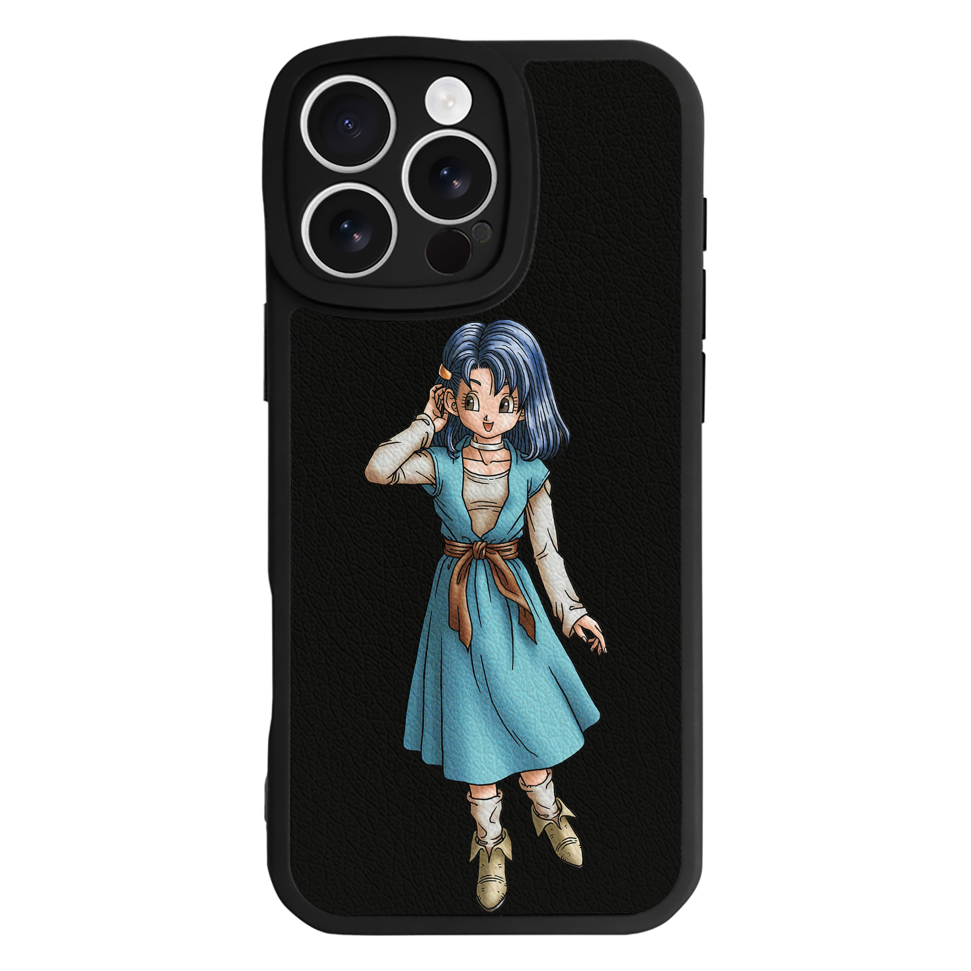 （画像用） ドラゴンクエスト Doragon Kuesuto Dragon Quest 【iPhone 16シリーズ対応】シリコンスマホケース（レザー調） 材質：シリコン